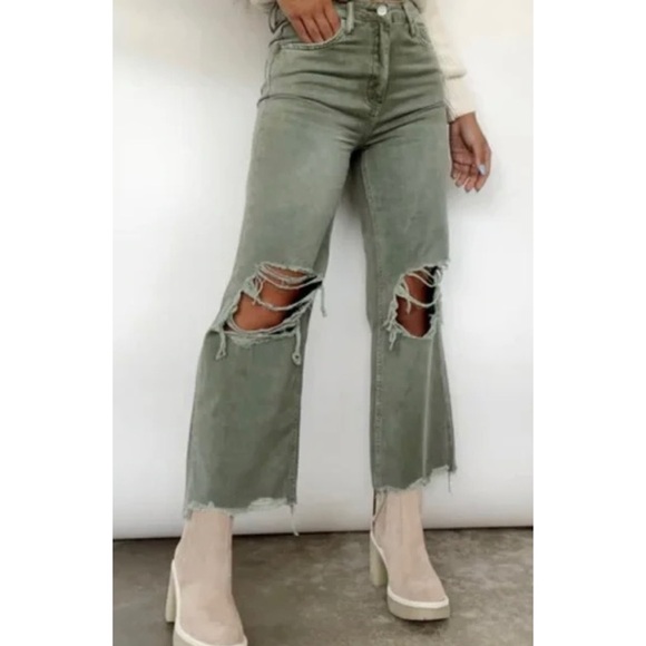 VERVET BY FLYING MONKEY Denim - •Vervet• 90’s Vintage Crop Flare Jeans